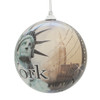4" NYC Landmarks Ball Ornament