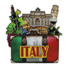 3D Italy Wooden Magnet