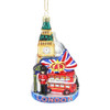 London Landmarks Glass Ornament