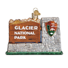 Glacier National Park Glass Ornament