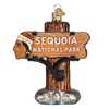 Sequoia National Park Glass Ornament