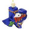 State Of Texas Landmarks Glass Ornament