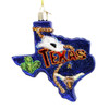 State Of Texas Landmarks Glass Ornament