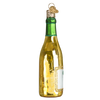 White Wine Bottle Glass Ornament