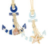 Sailing Anchor Christmas Ornaments (Set of 2)