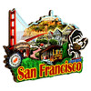 3D San Francisco Magnet