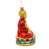 Glass Red Buddha Ornament