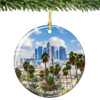 Los Angeles Christmas Ornament