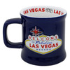Embossed Blue Las Vegas Mug