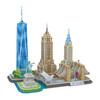 New York City Puzzle Skyline 3D Design