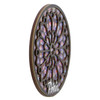3D Wooden Rose Window Magnet 4 Inches