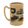 Indiana Mug Ceramic Landmarks 14oz