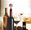 USA Flag Wine Bottle Stopper in Gift Box