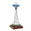 Seattle Space Needle Statue with Plaque 4.25in