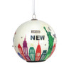 NYC Skyline Christmas Ornament with Lights