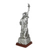Silver Statue of Liberty Replica and Base 13in
