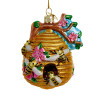 Beehive Christmas Ornament Glass