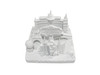 Las Vegas City Skyline Landmark 3D Model Matte White 4 1/2 Inches 1022