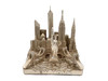 New York City Rose Gold Skyline 3D Model Landmark Square Replica 4 1/2 inches