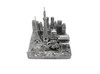 Tokyo Japan City Silver Skyline Landmark 3D Model 4 1/2 inches