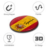 Spain Flag and Shield Magnet Spain Flag and Shield Magnet