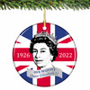 Queen Elizabeth II Ornament Union Jack 1926-2022