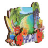 Hawaii Magnet Wooden