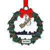 Rome Christmas Ornament Wreath Silver Plated (New)