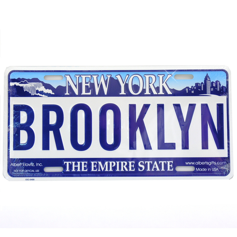 Brooklyn License Plate