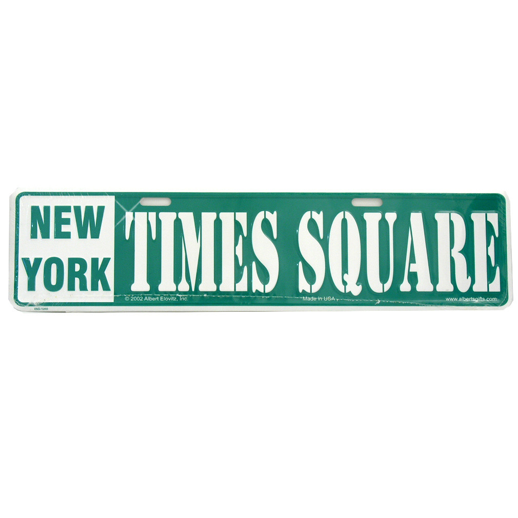 CitySouvenirs Times Square Street Sign