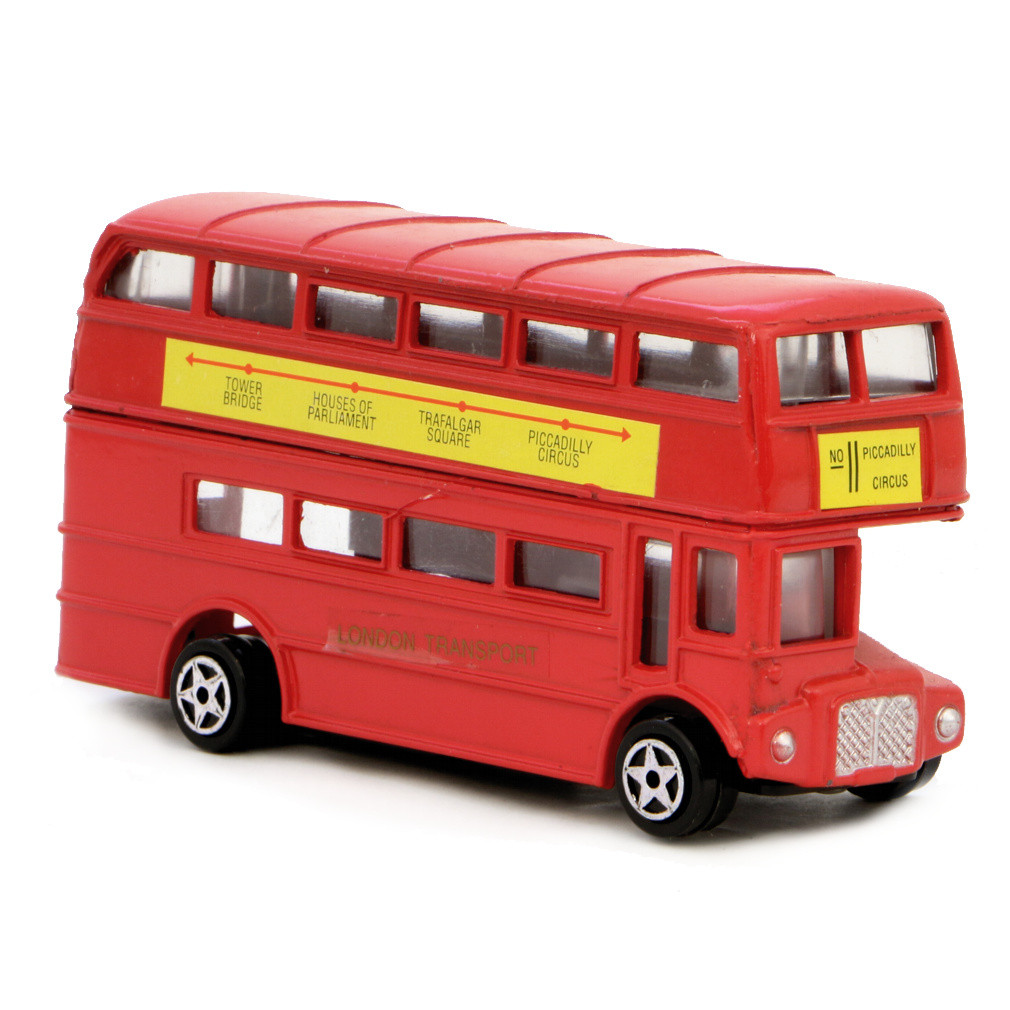 double decker bus toy model