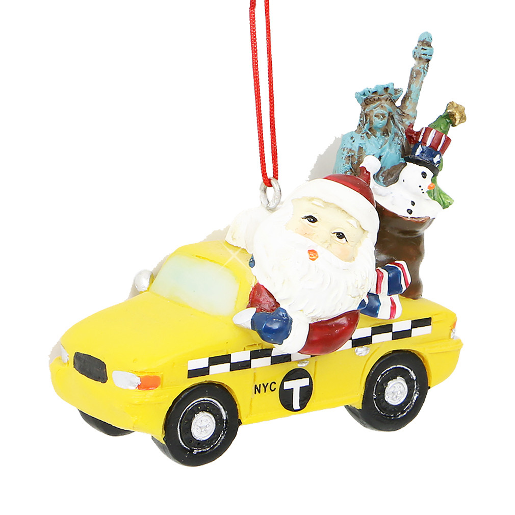 Santa's Taxi Ornament - Thumbnail 4