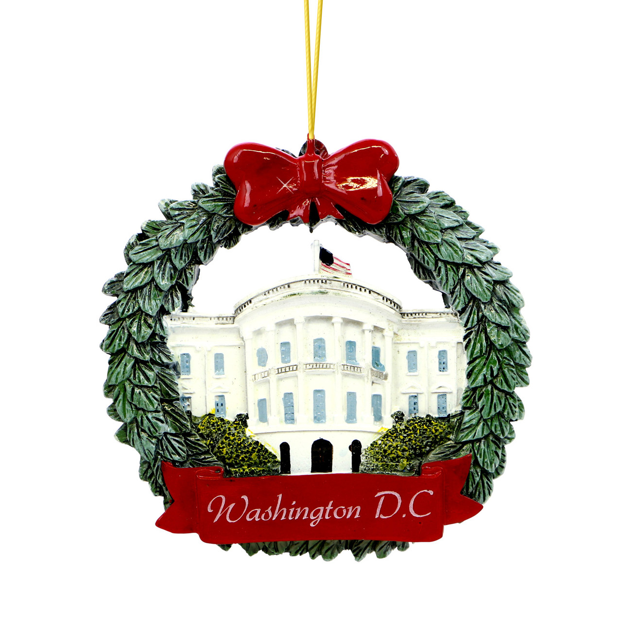Washington DC Wreath Ornament - Thumbnail 2