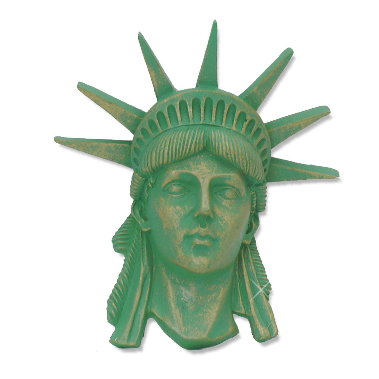 statue of liberty head stencil