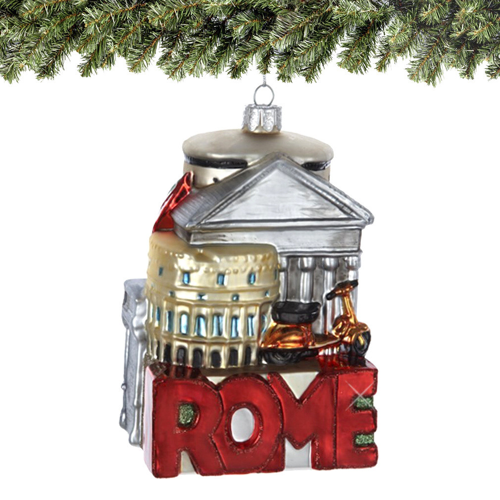 Noble Gems Glass Rome Ornament