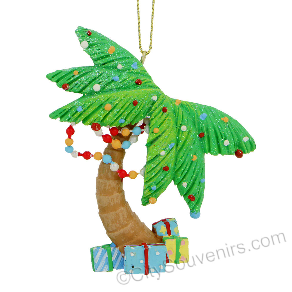 Palm Tree Christmas Ornament