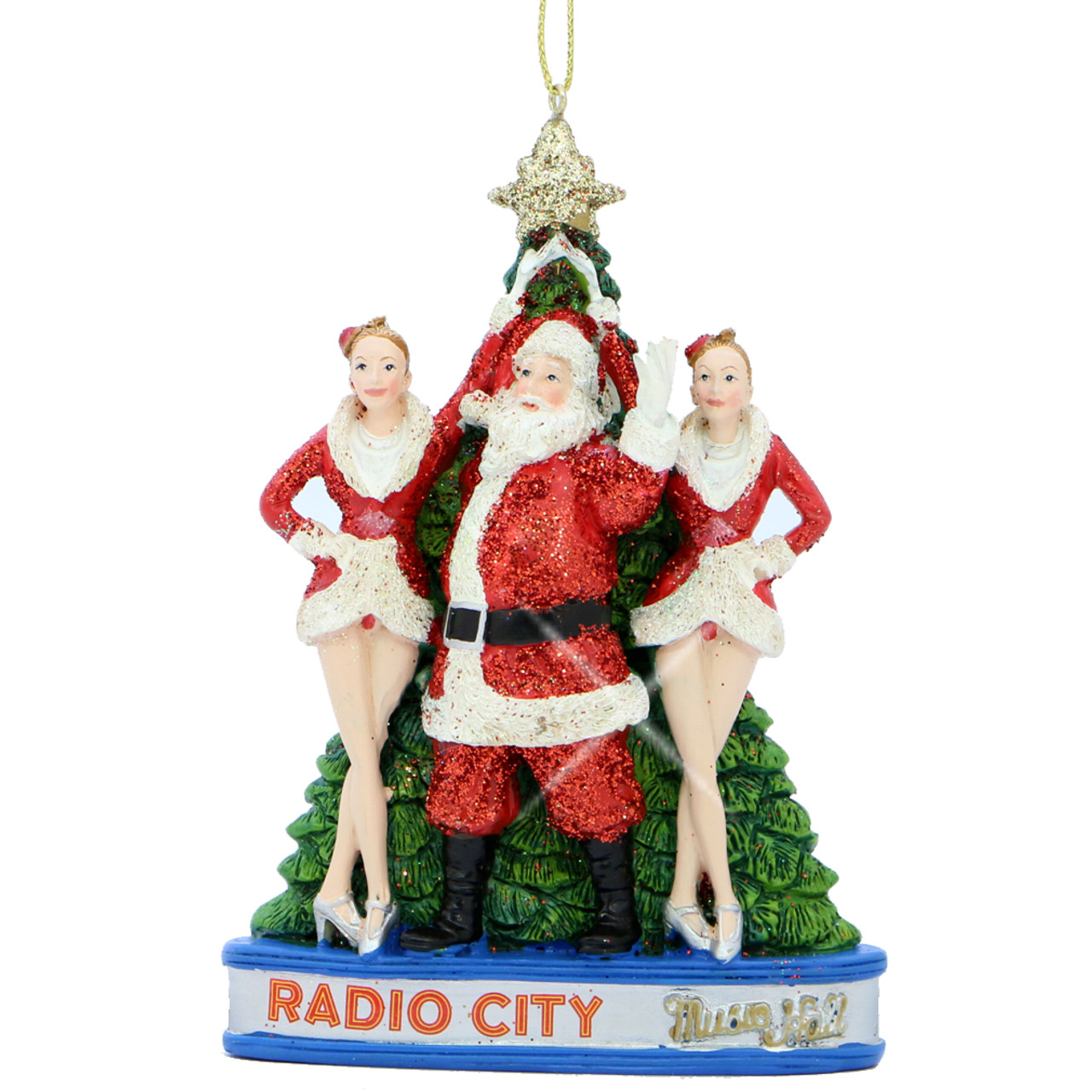 Radio City Music Hall Rockette NYC Travel Polish Glass Christmas Ornament 110168 