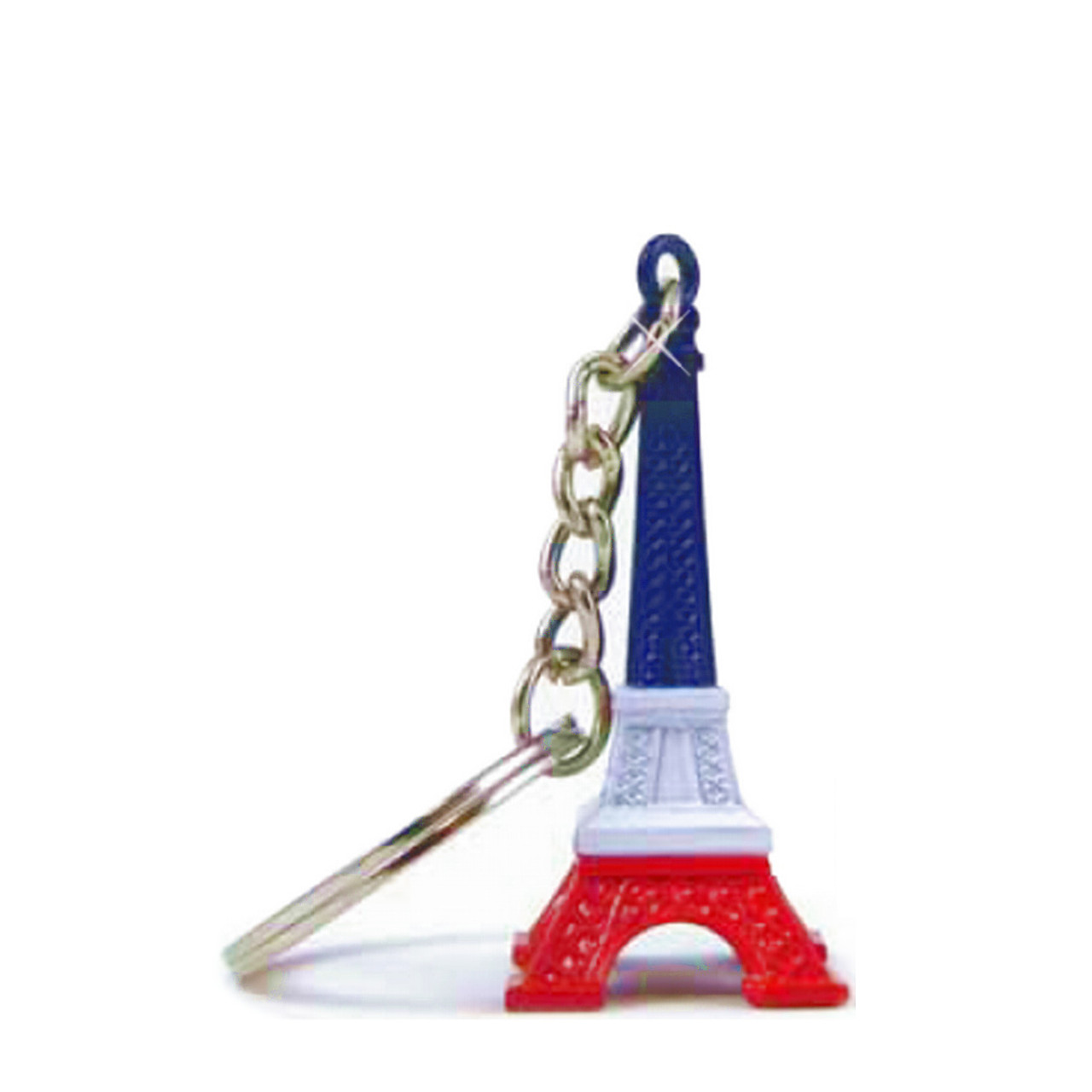 St Louis Red and Blue Keychain
