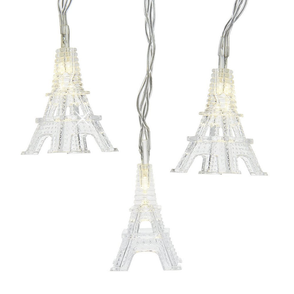 Battery-Operated Eiffel Tower Lights - Set of 10 lights - Thumbnail 4