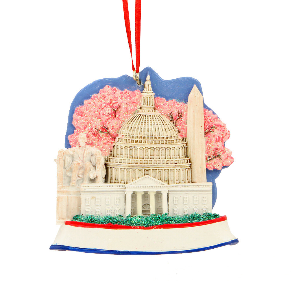 Washington, DC Landmarks Ornament for Personalization - Thumbnail 2