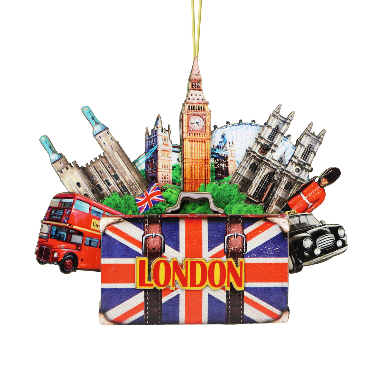3D London Christmas Ornament