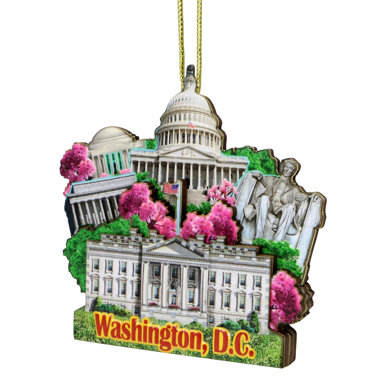 City Skyline Brand Washington DC Christmas Ornament - Thumbnail 3