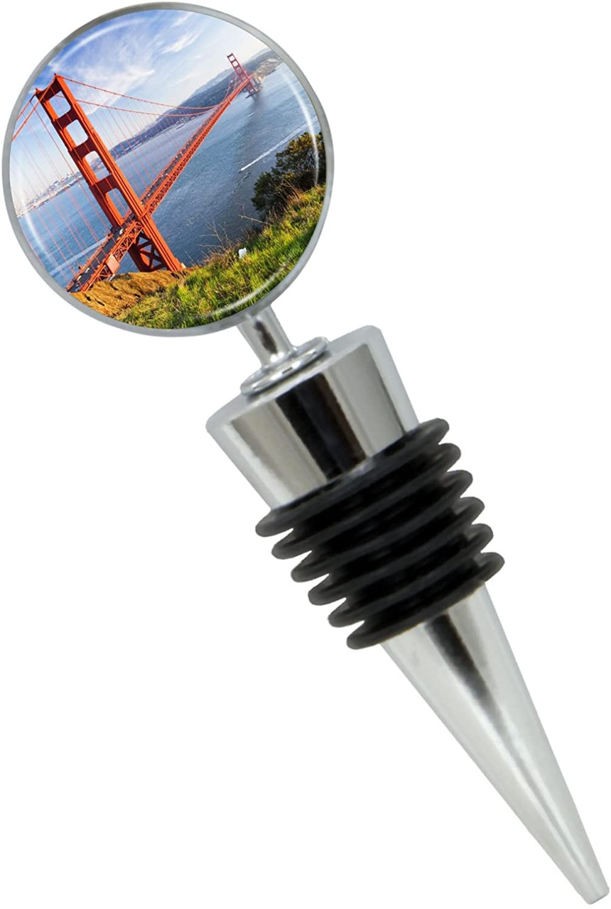 Golden Gate Bridge Wine Bottle Stopper in Gift Box - Thumbnail 2