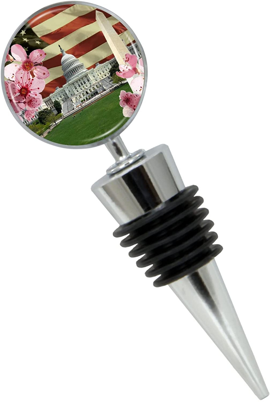 DC Collage Wine Bottle Stopper in Gift Box - Thumbnail 4