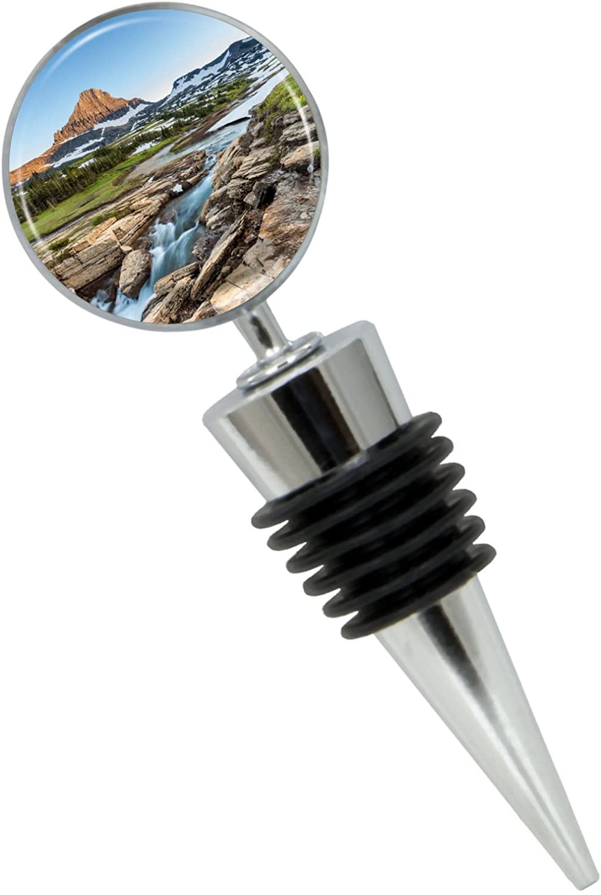Glacier National Park Wine Bottle Stopper - Thumbnail 2