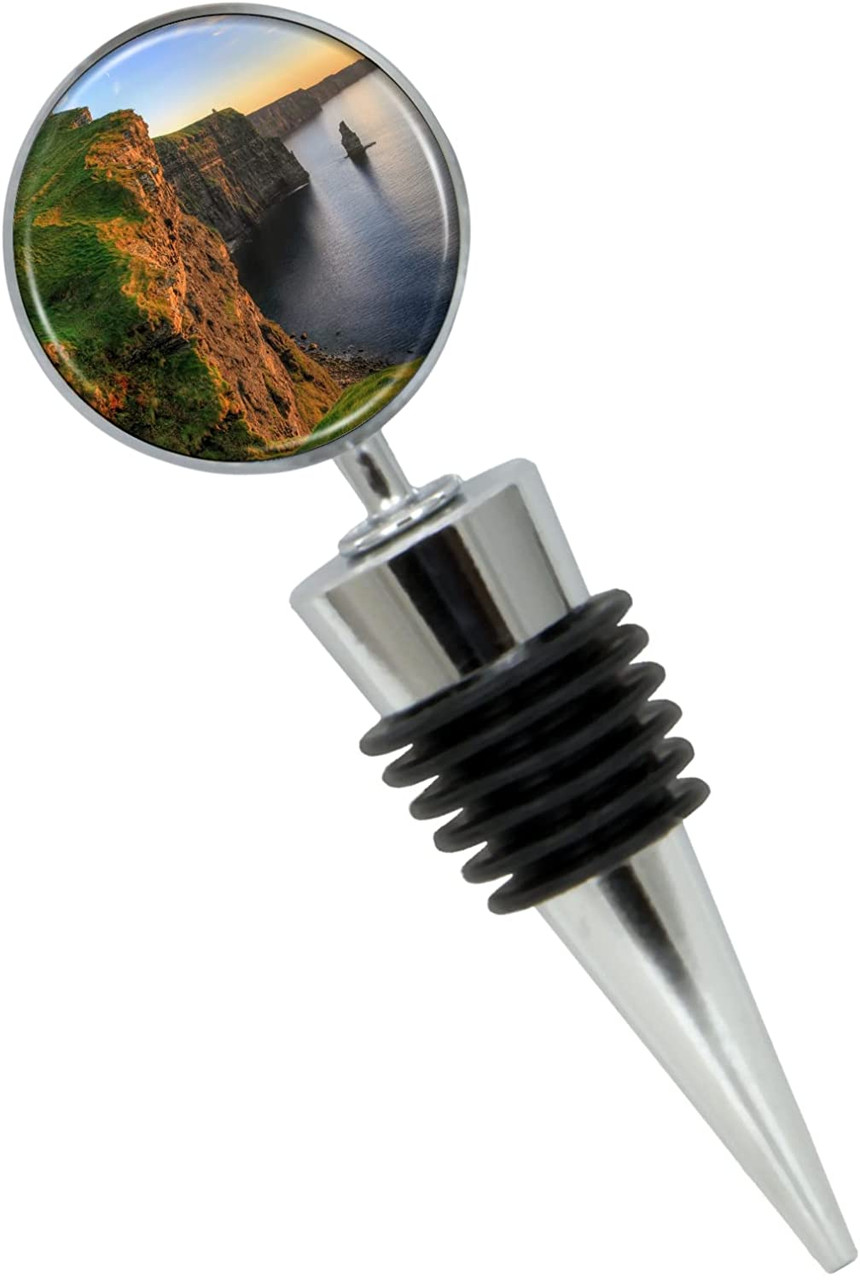 Cliffs of Moher Ireland Wine Bottle Stopper in Gift Box