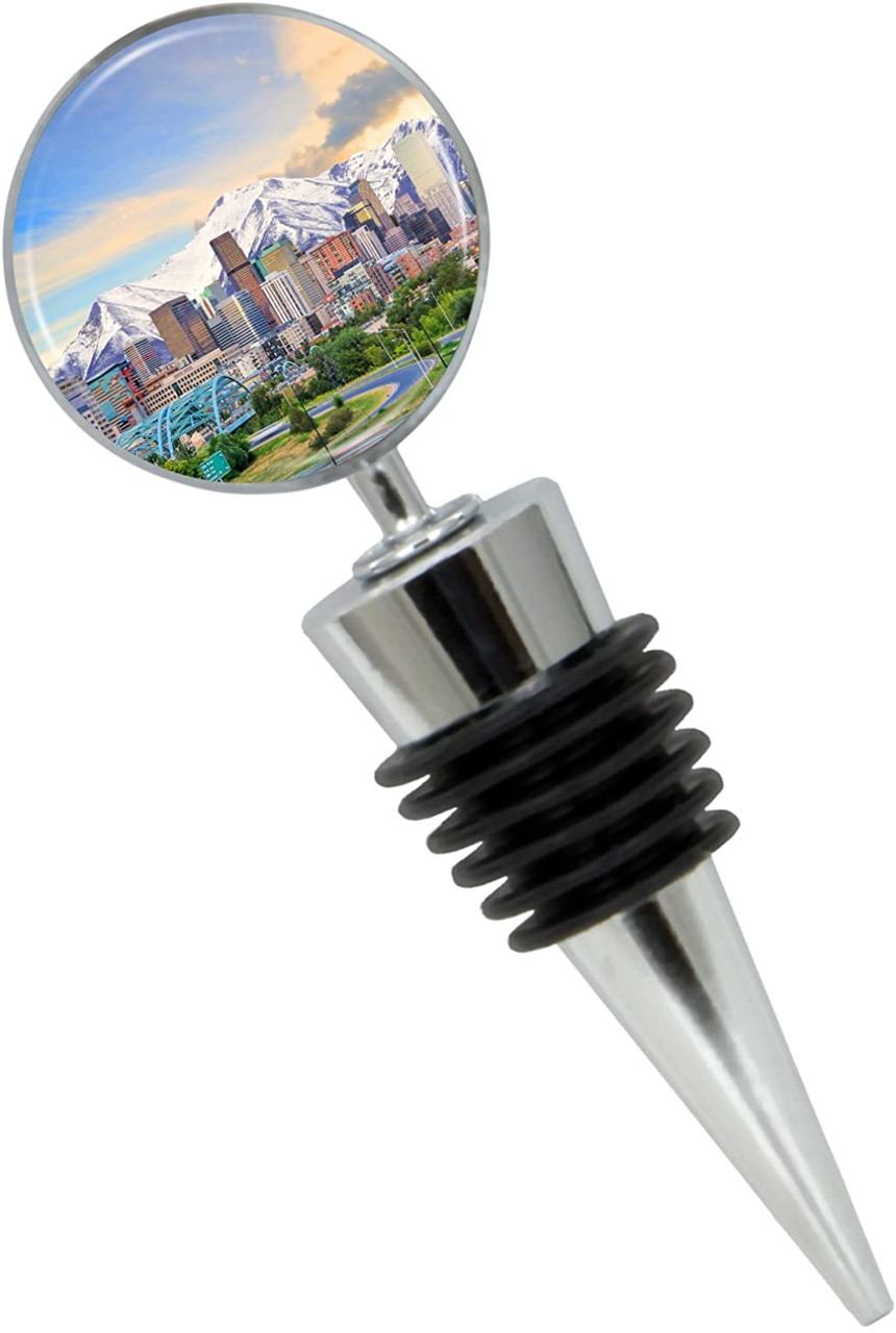 Denver Colorado Wine Bottle Stopper in Gift Box