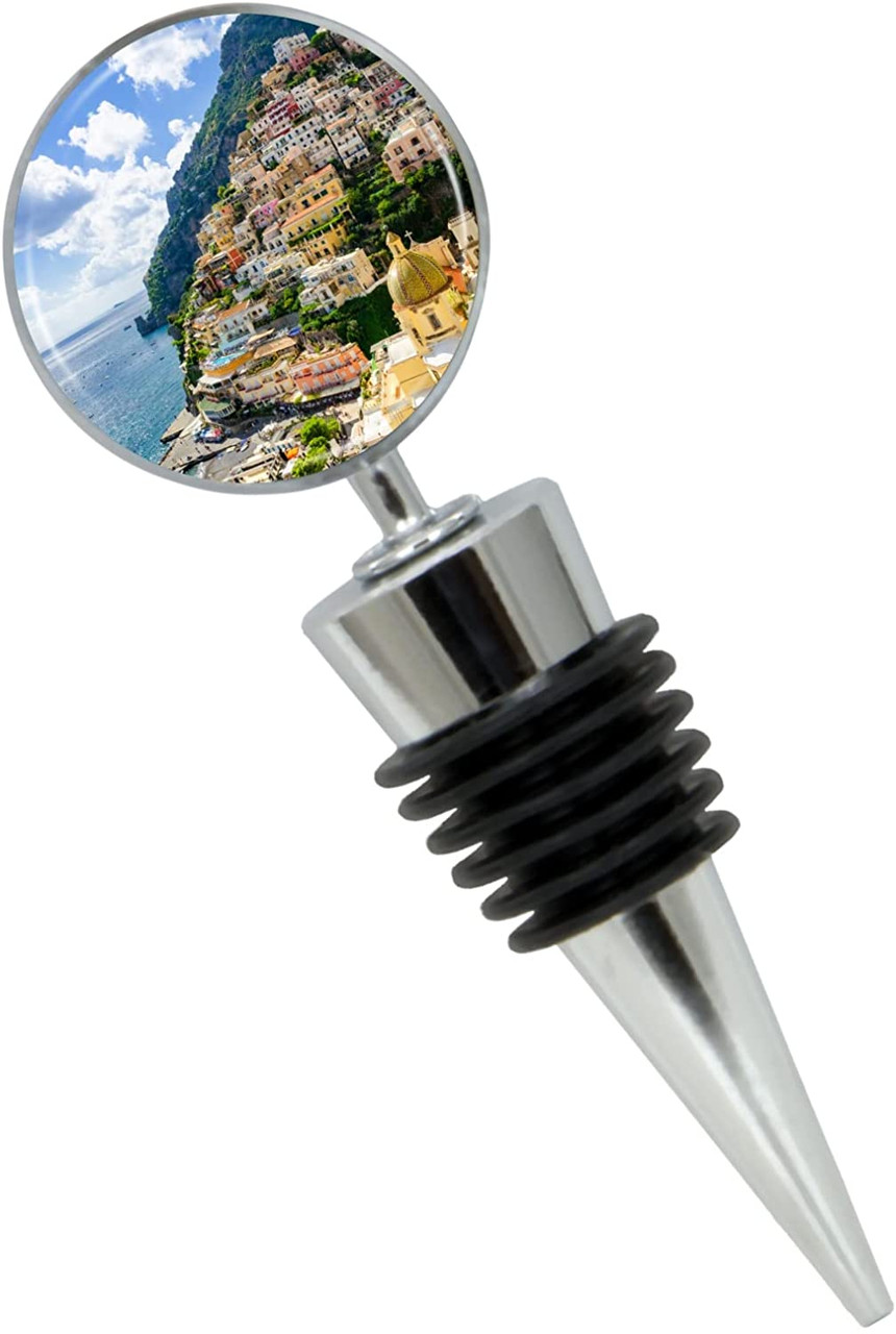 Amalfi Italy Wine Bottle Stopper in Gift Box - Thumbnail 2