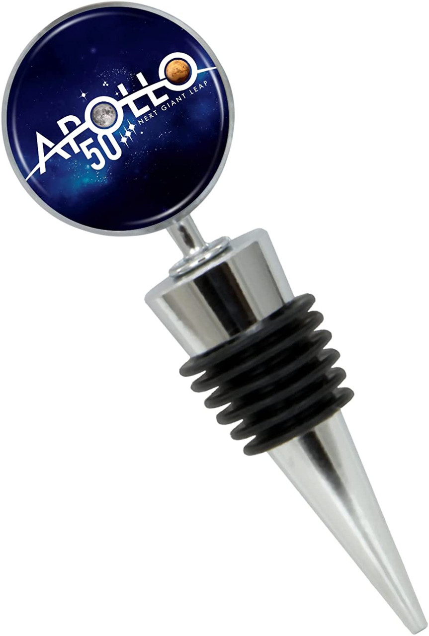 NASA Apollo 50 Year Anniversary Wine Bottle Stopper