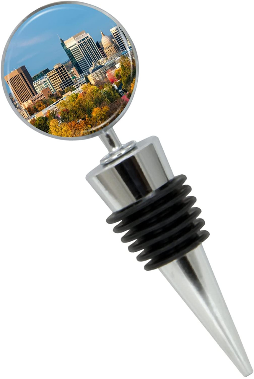 Boise Idaho Wine Bottle Stopper in Gift Box - Thumbnail 2